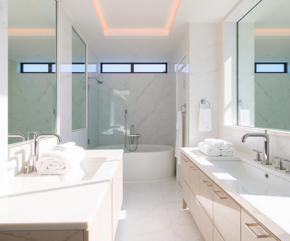 Salle de bain impeccable